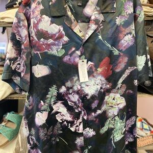 INC International Concepts Multicolor Floral Men's Shirt
